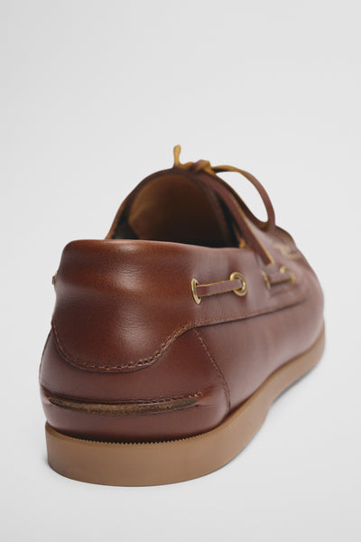 Flynn Leather Boat Shoe
