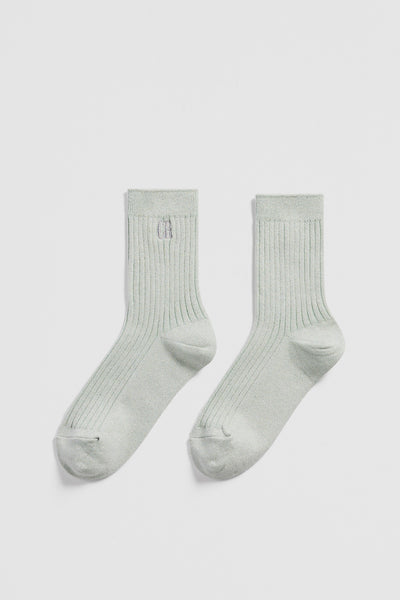 Australian Cotton Blend Country Road Metallic Sock