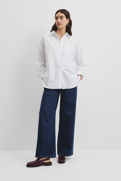 Oversized Australian Cotton Oxford Shirt