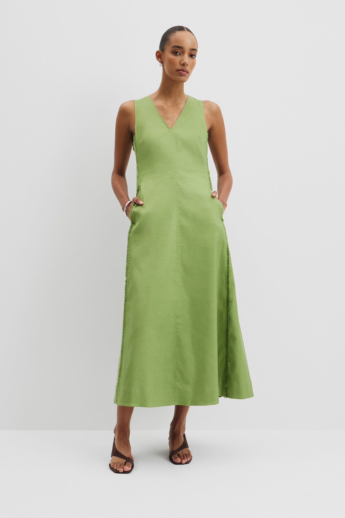 V-Neck Maxi Dress