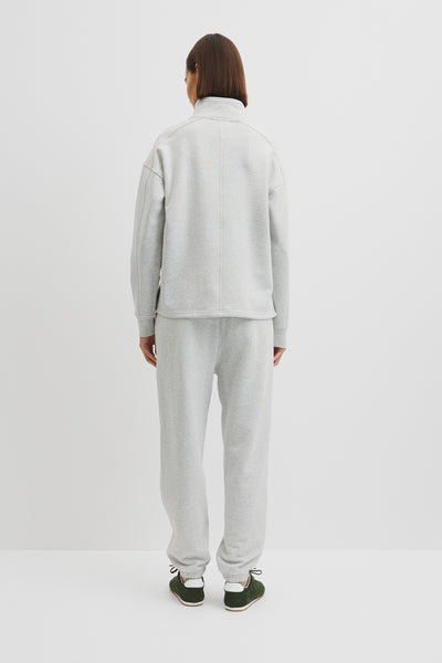 Australian Good Earth Cotton Zip Neck Sweat