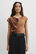 Satin Shell Top