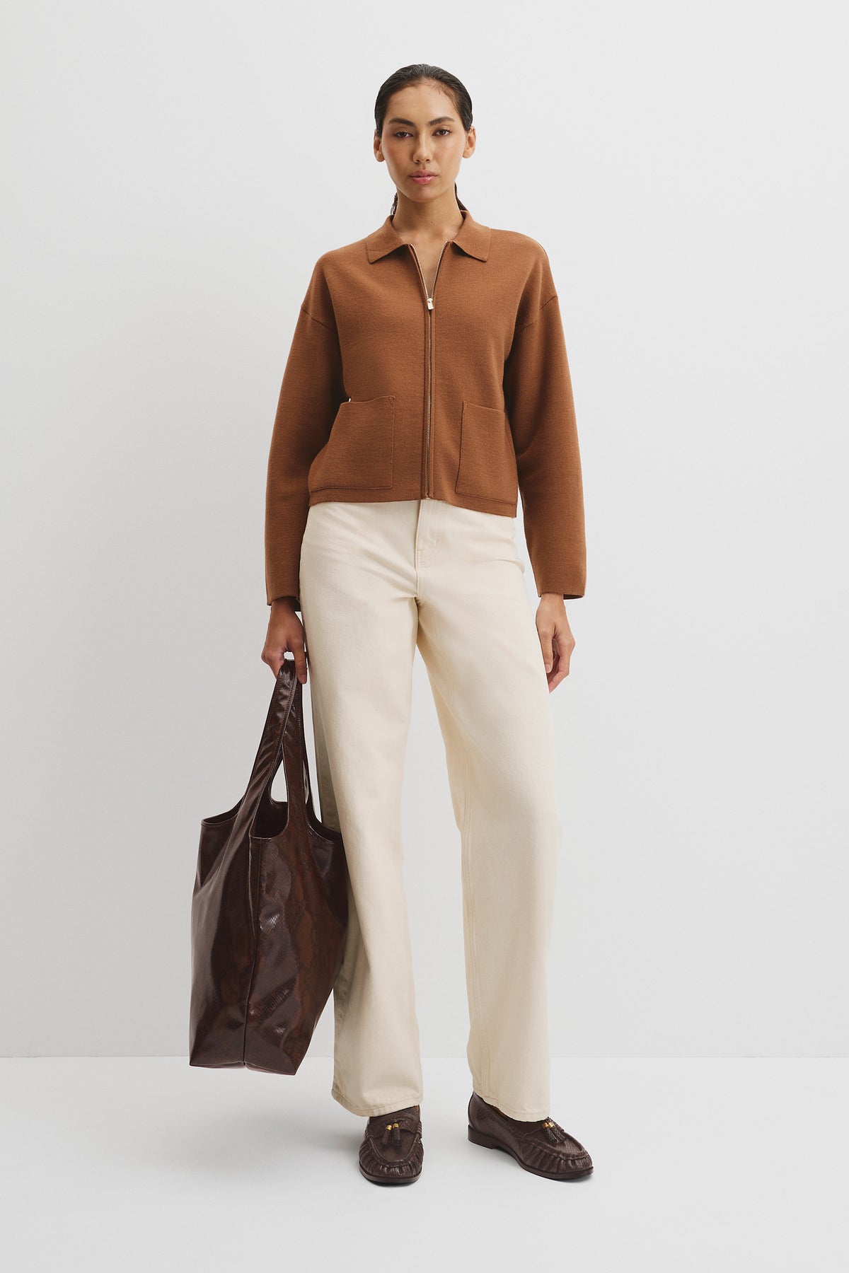 Zip Knit Jacket