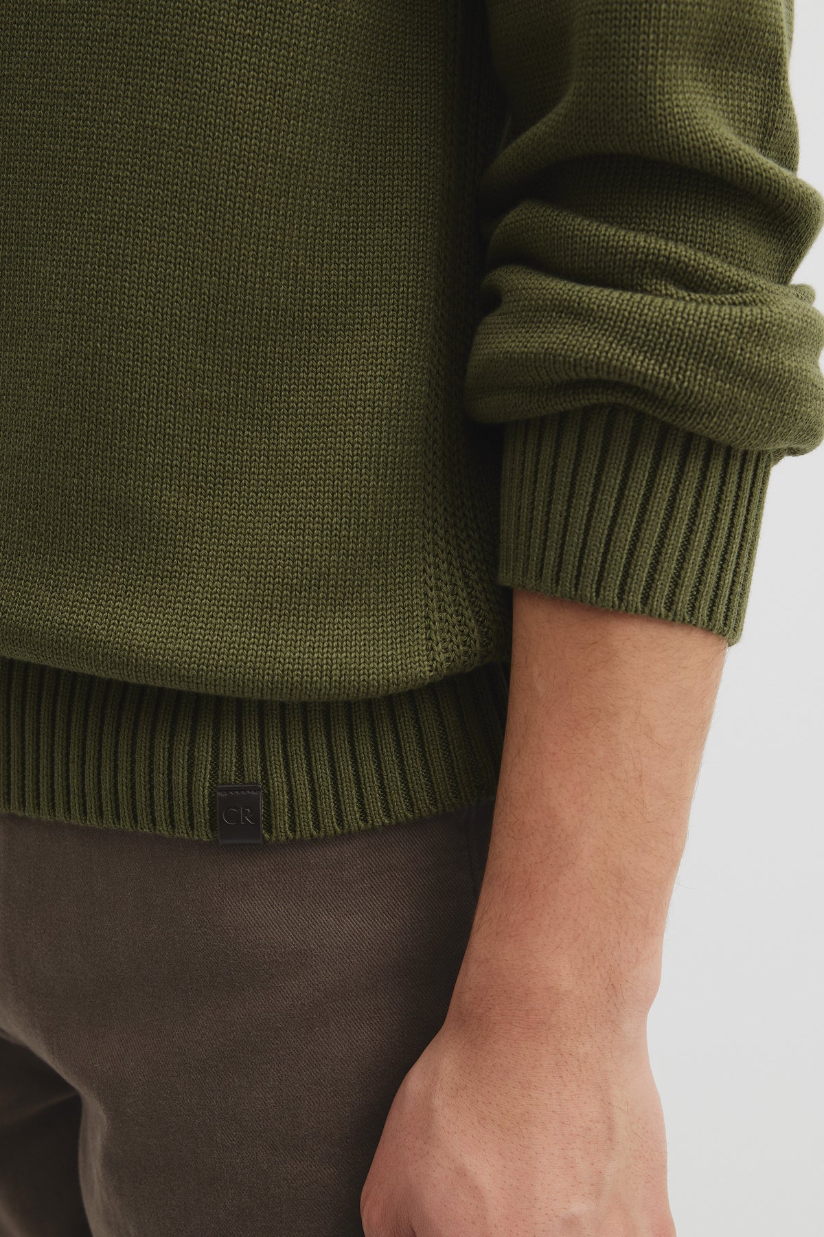 Australian Good Earth Cotton Crew Neck Knit