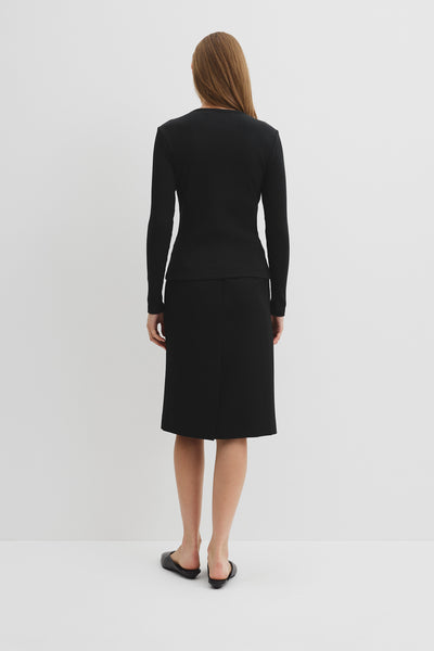 Long Sleeve Rib Top