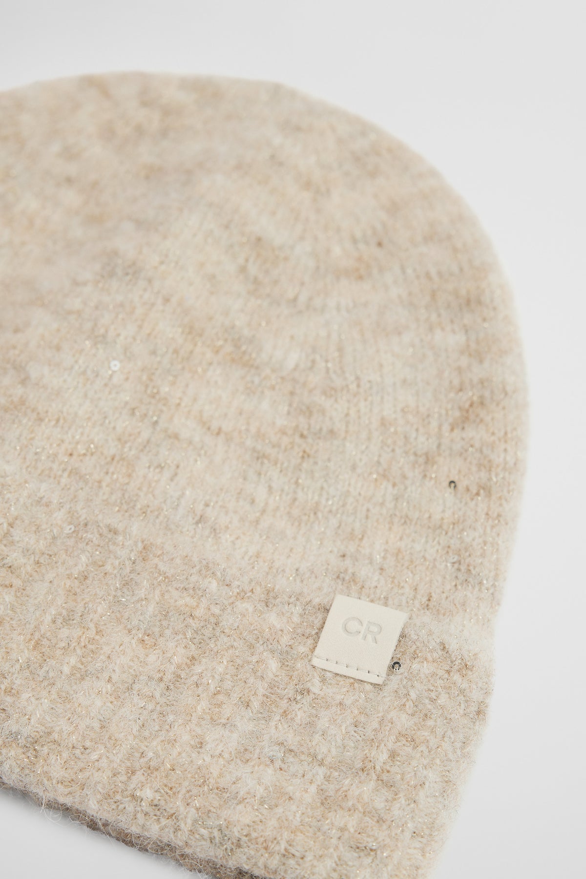 Sequin Fluffy Beanie