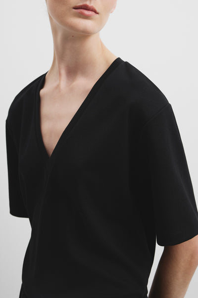 V-Neck Longline T-Shirt