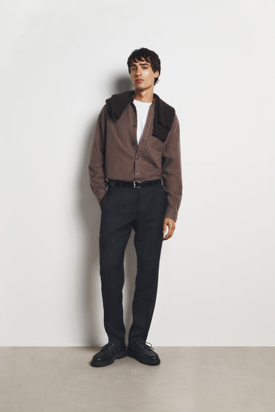 Regular Fit Brushed Cotton Shirt