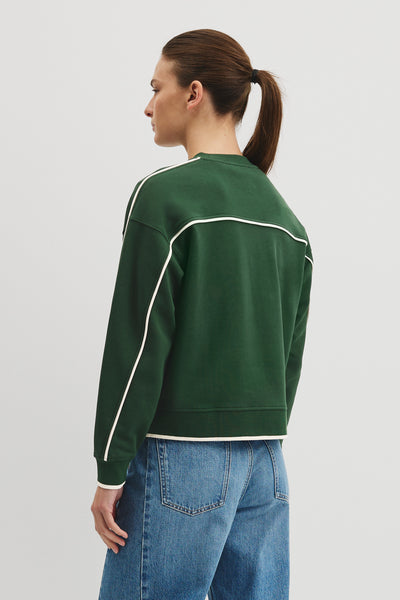 Australian Cotton Tipped Crew Neck Sweat