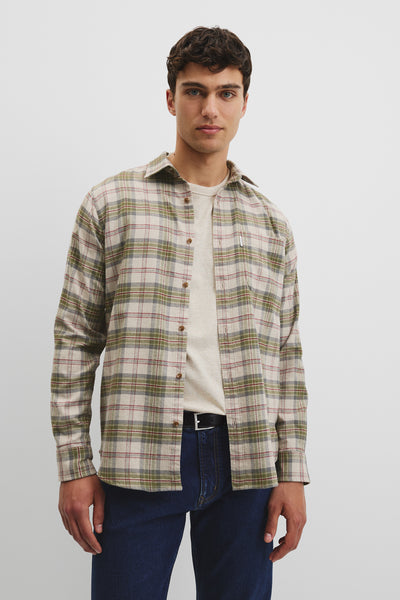 Regular Fit Flannel Check Shirt
