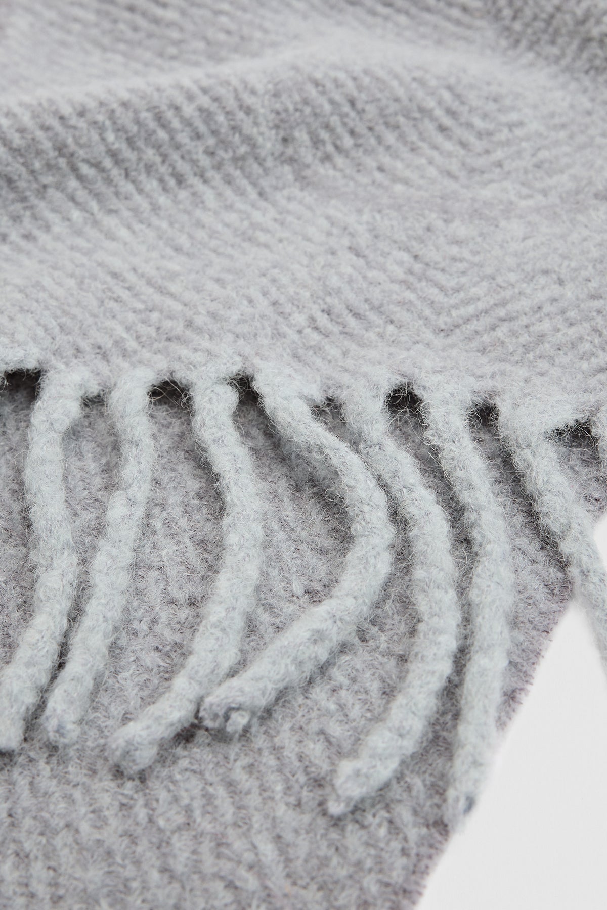 Alpaca Blend Herringbone Scarf