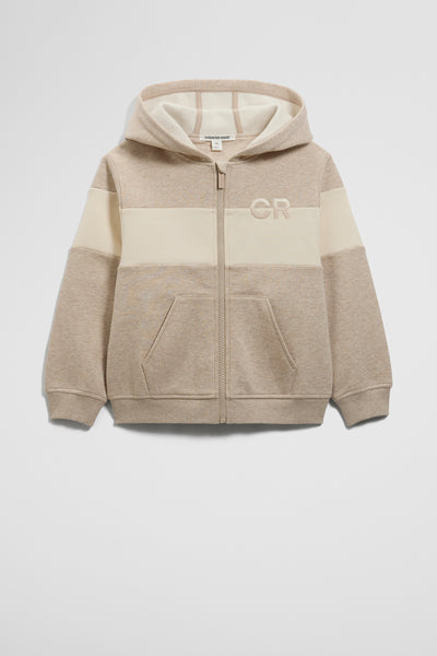Zip Through Hooded Sweat