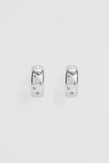 Mara Crystal Hoop Earring