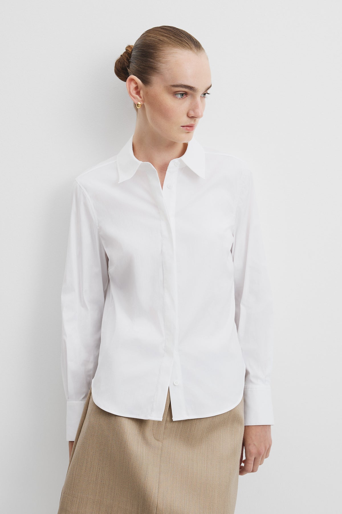Stretch Slim Fit Poplin Shirt
