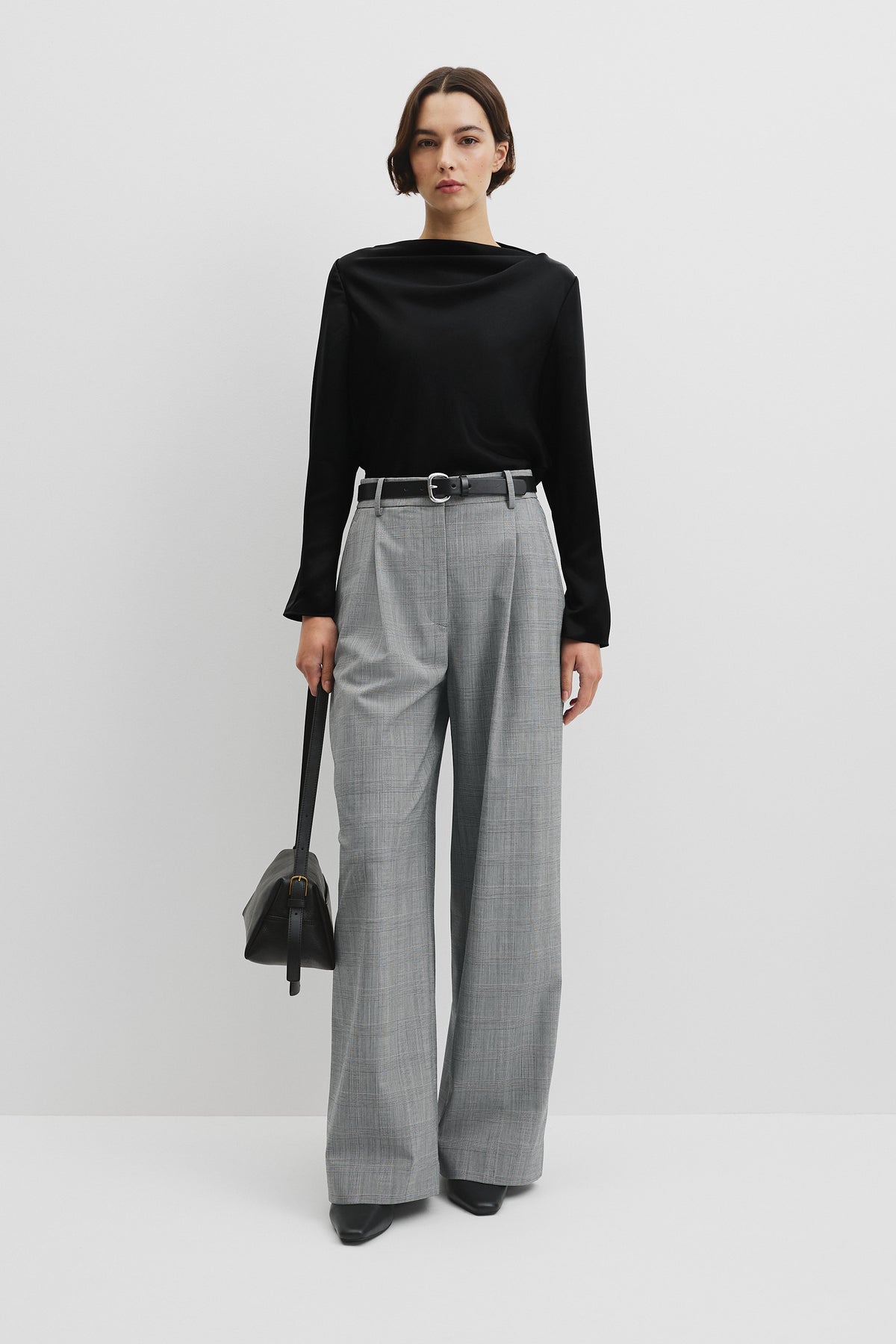 Draped Long Sleeve Shirt