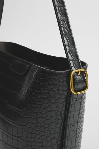 Structured Bucket Bag