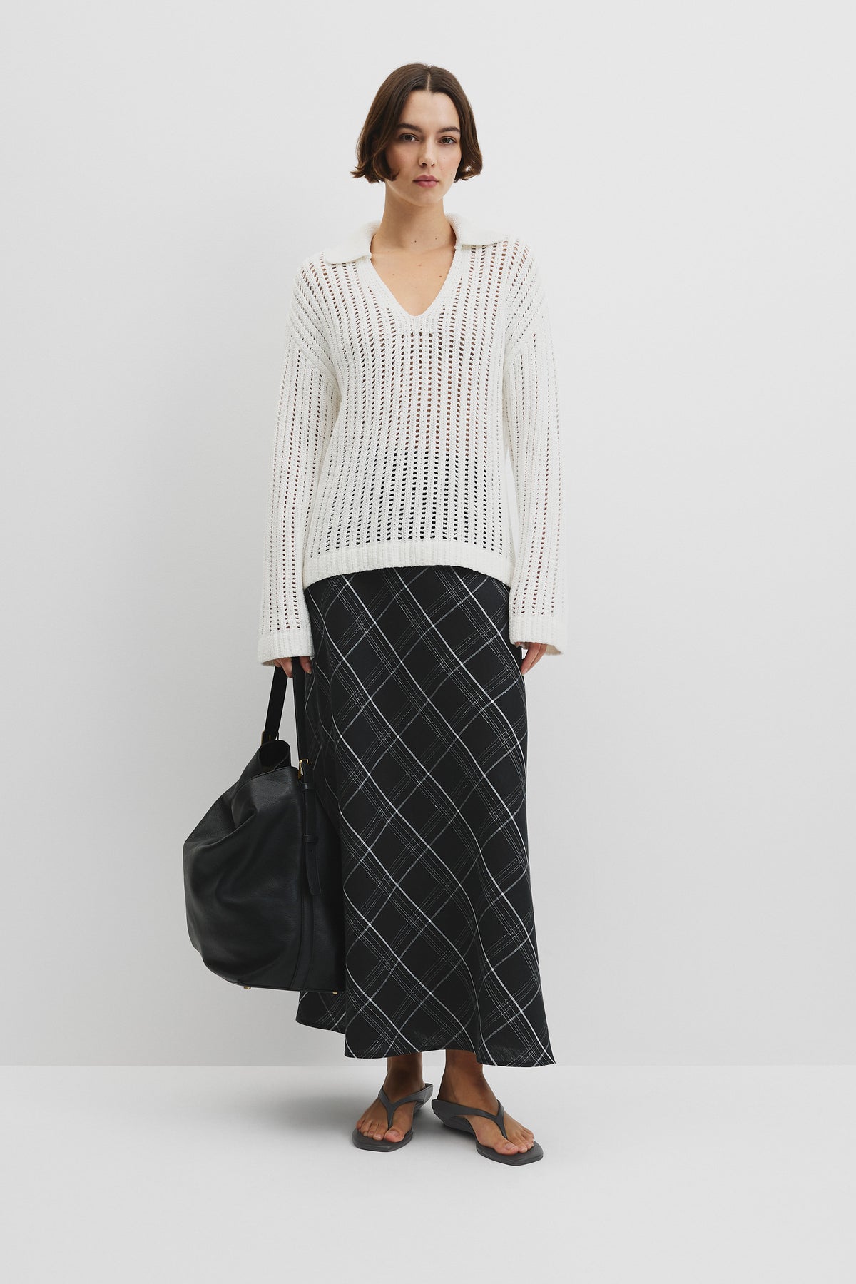 Australian Good Earth Cotton Long Sleeve Tape Knit