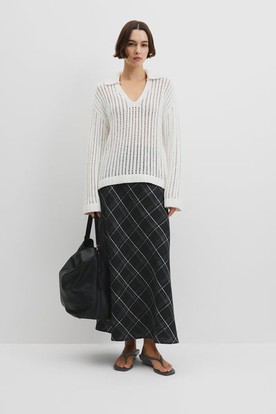 Australian Good Earth Cotton Long Sleeve Tape Knit