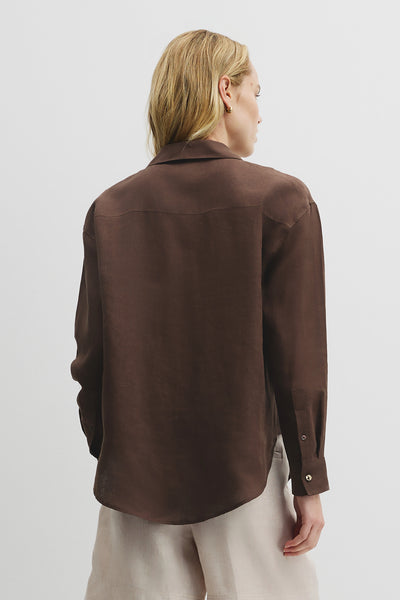 Oversized Linen Shirt