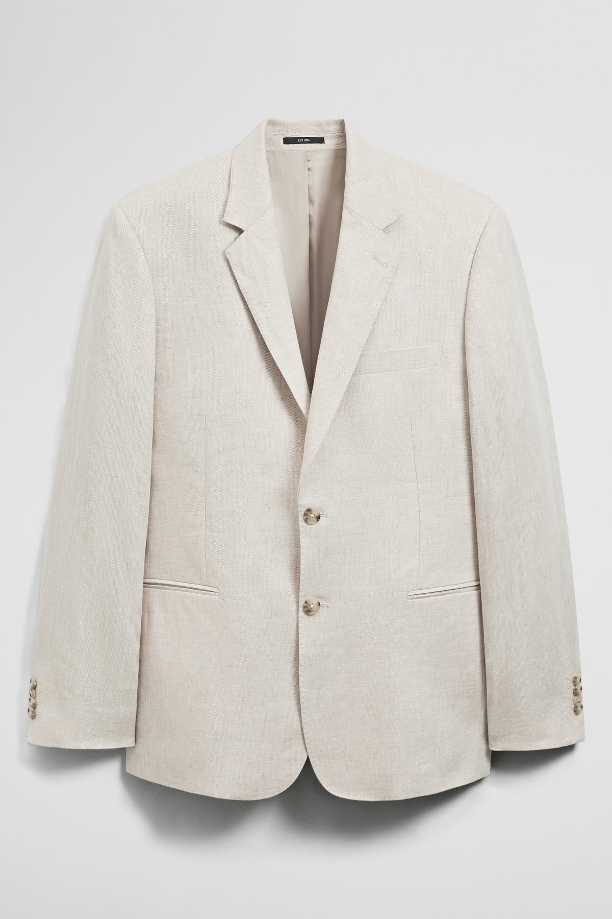 Regular Fit Linen Twill Jacket