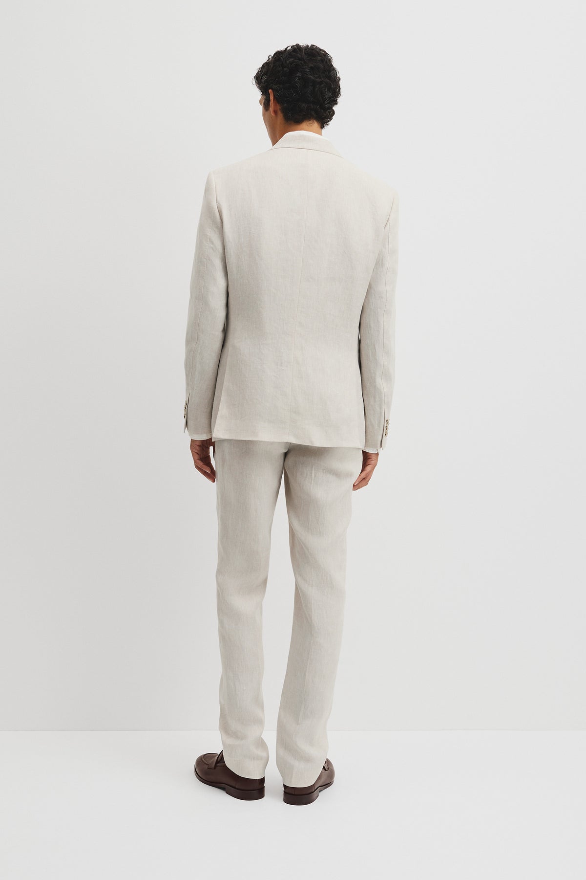 Regular Fit Linen Twill Jacket