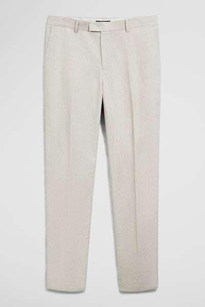 Regular Fit Linen Tailored Pant