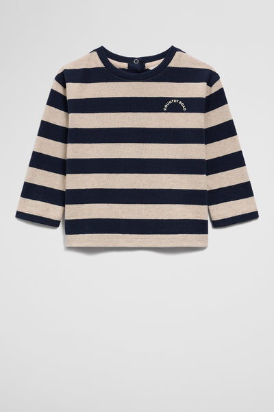 Textured Long Sleeve T-Shirt