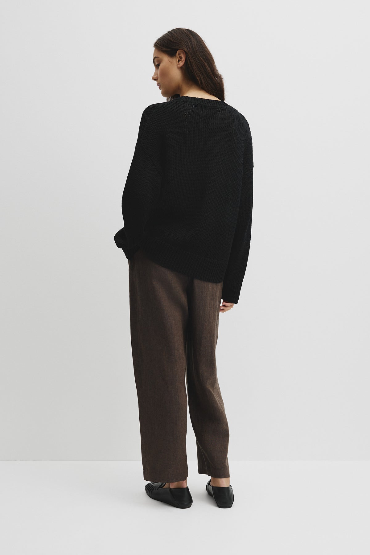 Organically Grown Cotton Tape Yarn Sweater