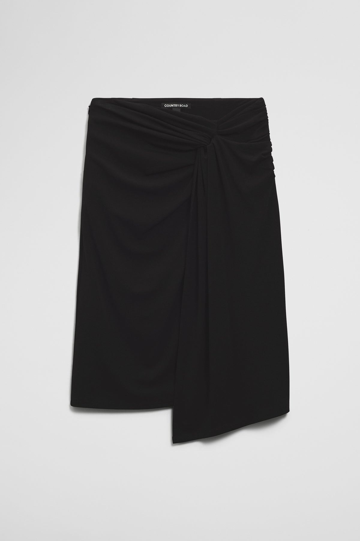 Twist Crepe Skirt