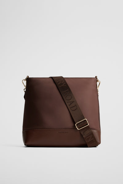Soft Top Zip Crossbody Bag