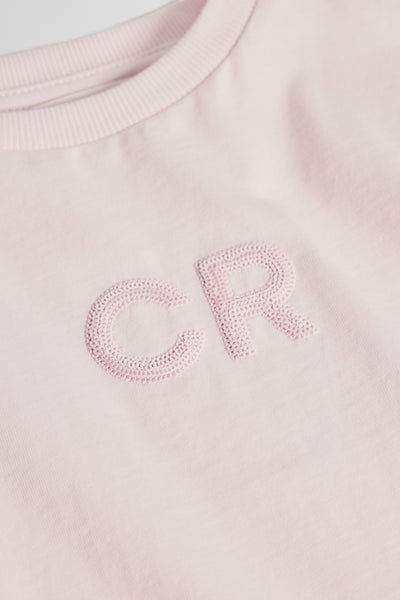 Australian Cotton Short Sleeve Sequin Logo T-Shirt