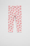 Organically Grown Cotton Blend Printed Legging