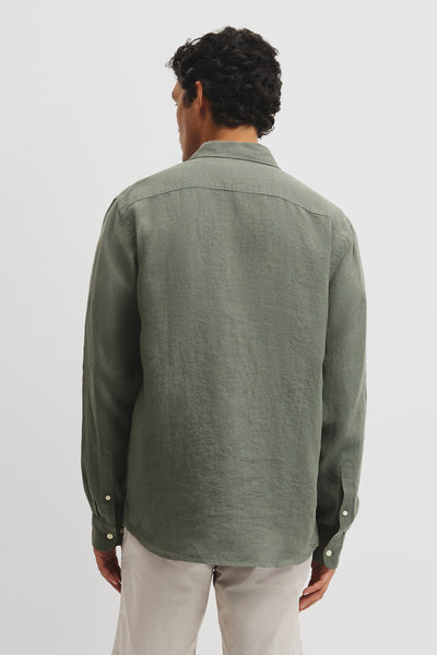 Regular Fit Linen Shirt