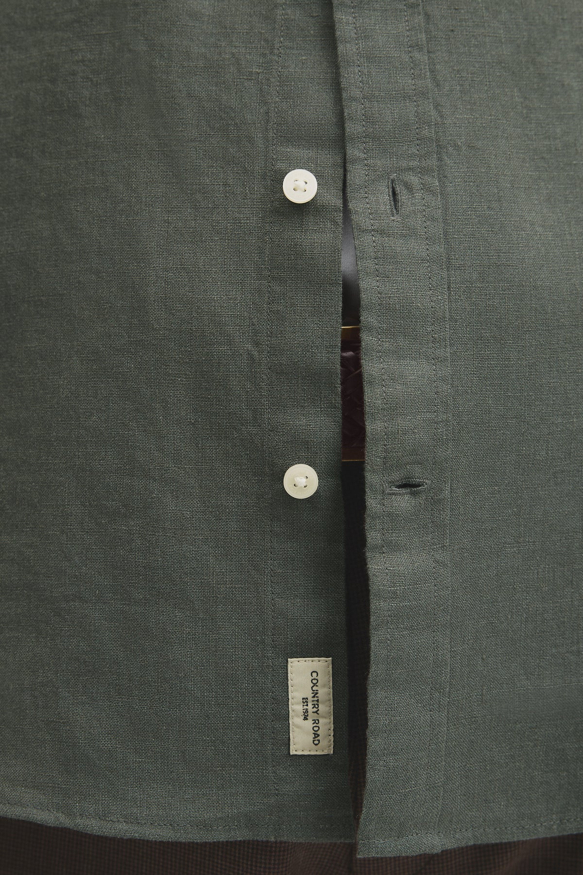 Short Sleeve Regular Fit Linen Shirt