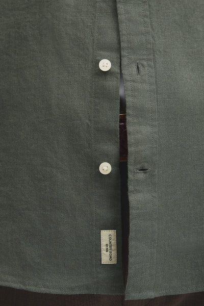 Short Sleeve Regular Fit Linen Shirt