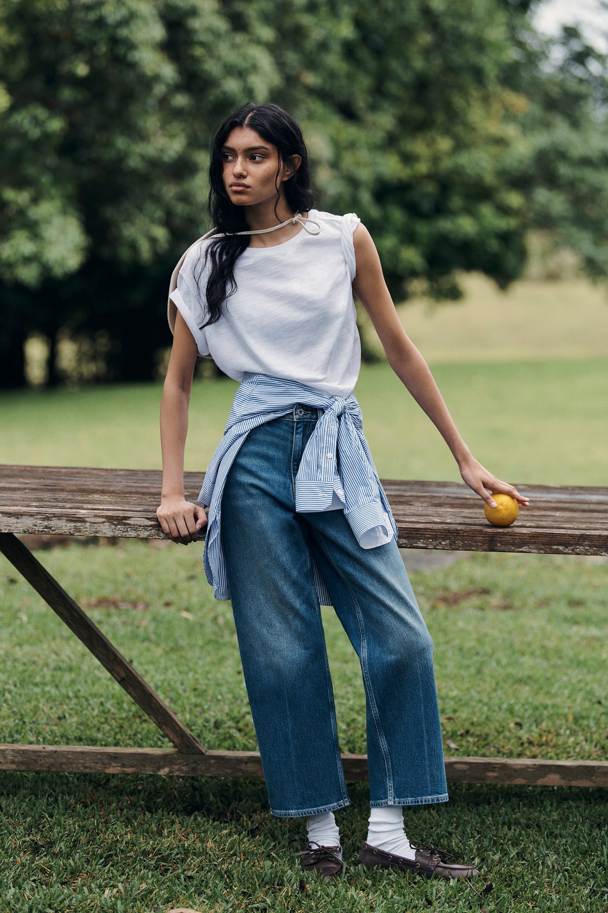 Textured Short Sleeve Slub T-Shirt