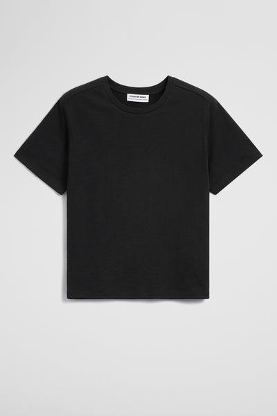 Textured Short Sleeve Slub T-Shirt