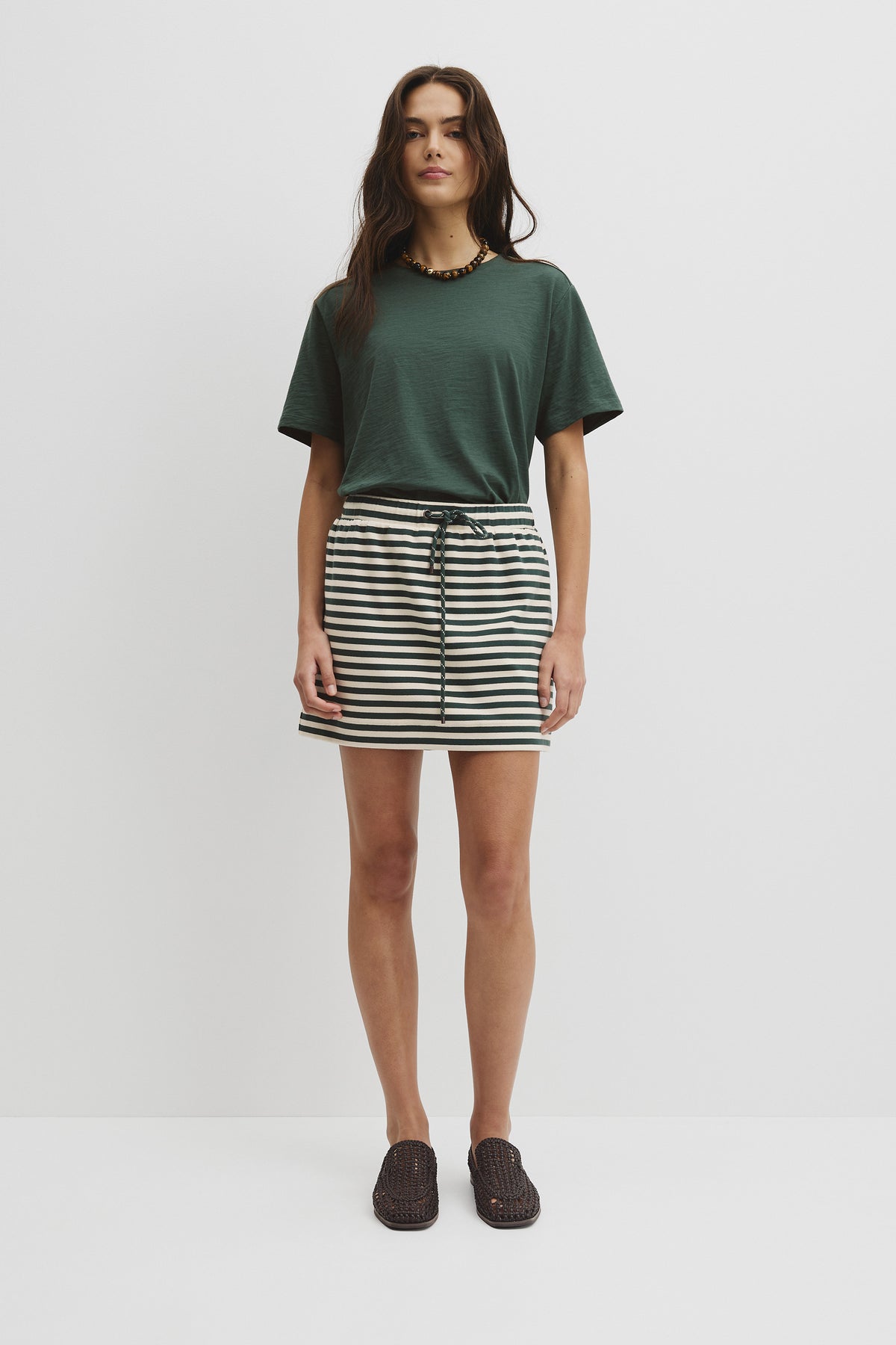 Textured Short Sleeve Slub T-Shirt