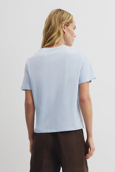 Textured Short Sleeve Slub T-Shirt