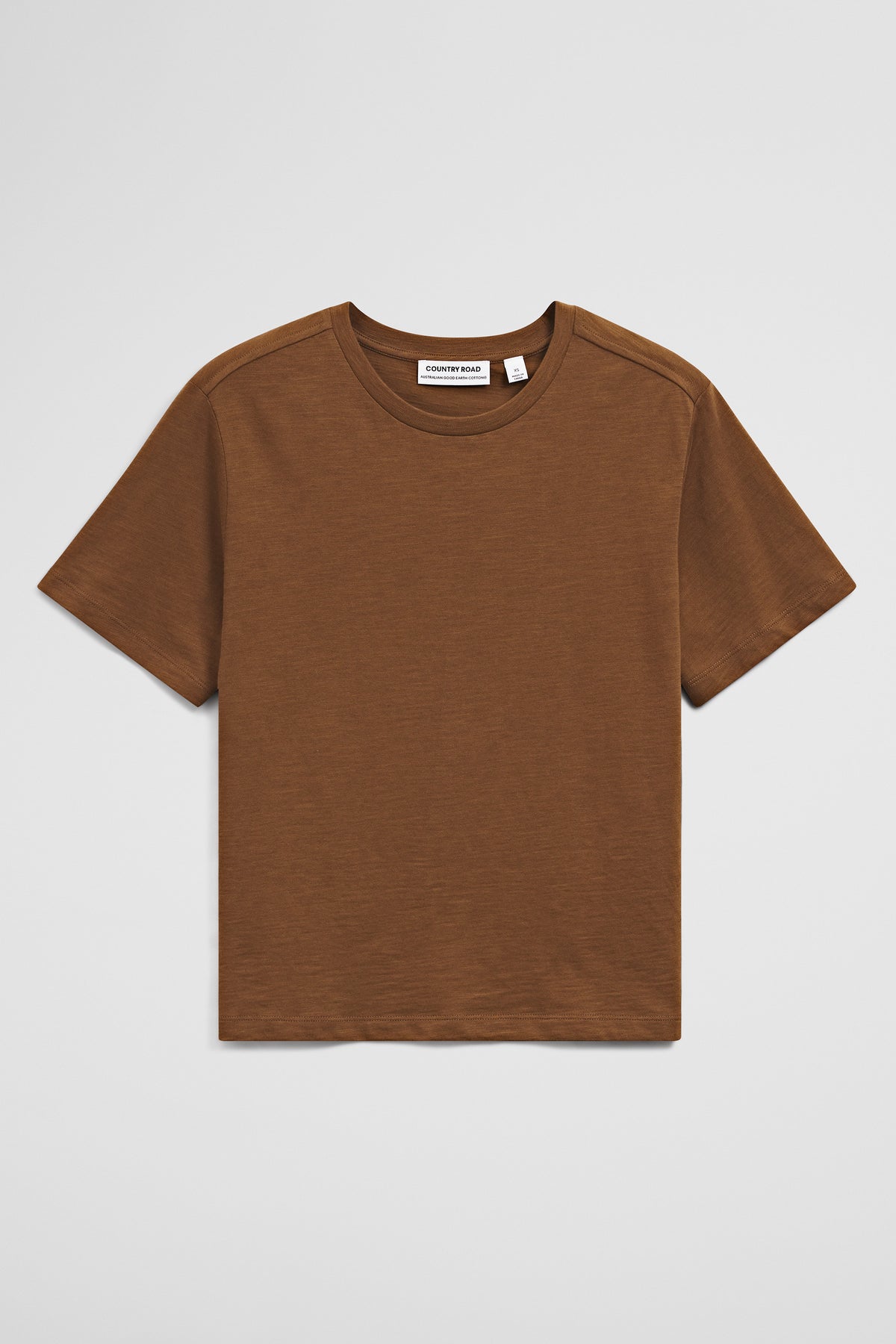 Textured Short Sleeve Slub T-Shirt