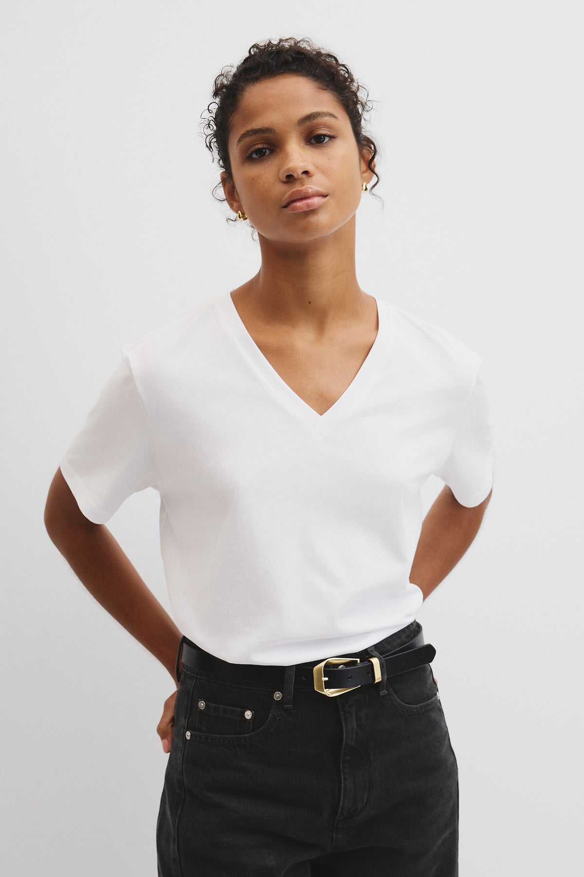 Australian Cotton V-Neck T-Shirt