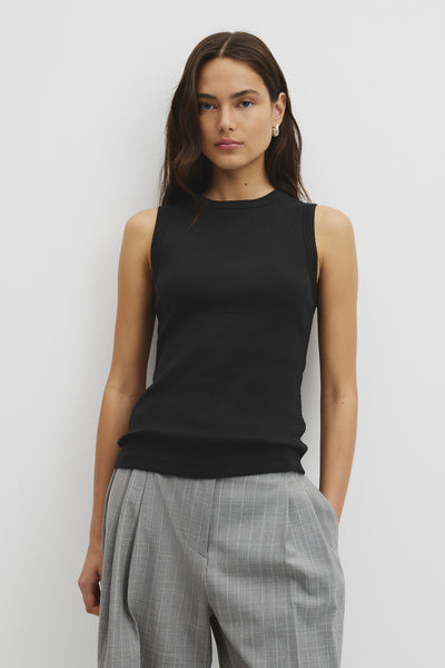 Australian Cotton High Neck Tank