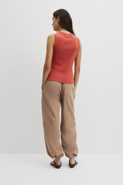 Australian Cotton High Neck Tank