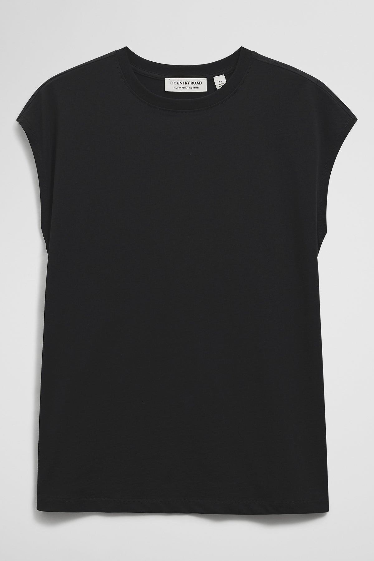 Australian Cotton Relaxed Crew Tank