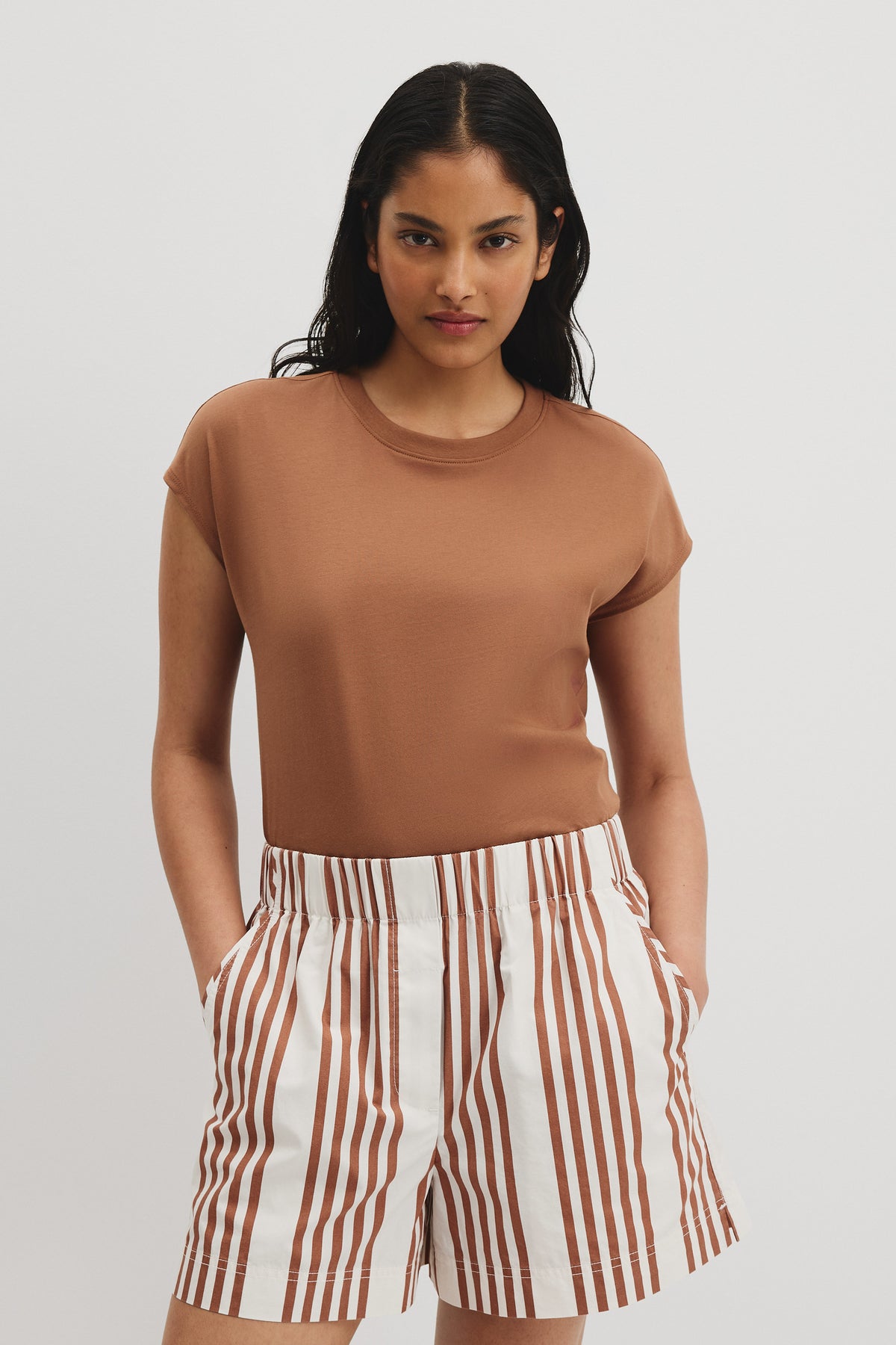 Australian Cotton Relaxed Crew Tank