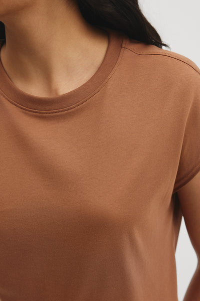 Australian Cotton Relaxed Crew Tank