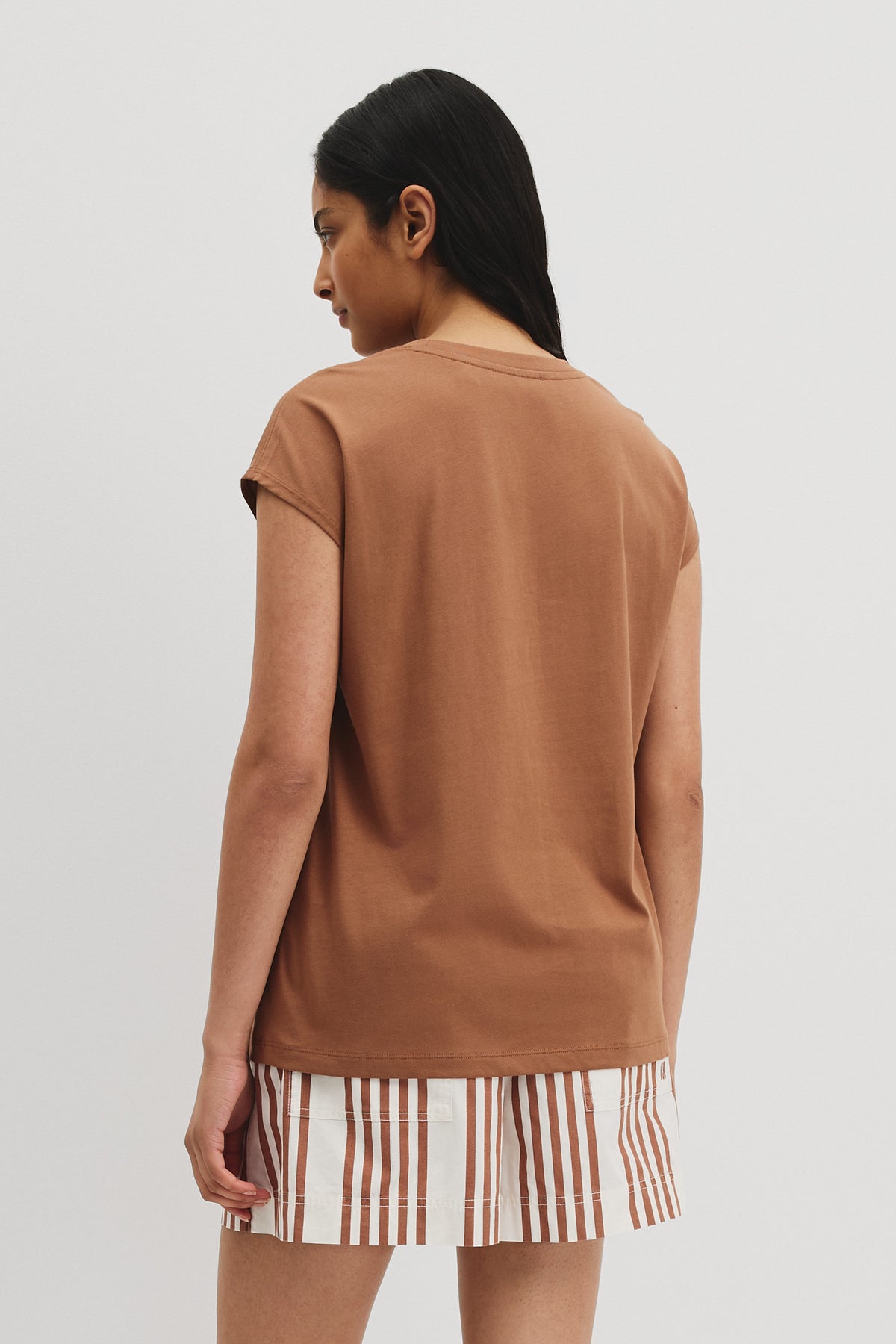 Australian Cotton Relaxed Crew Tank