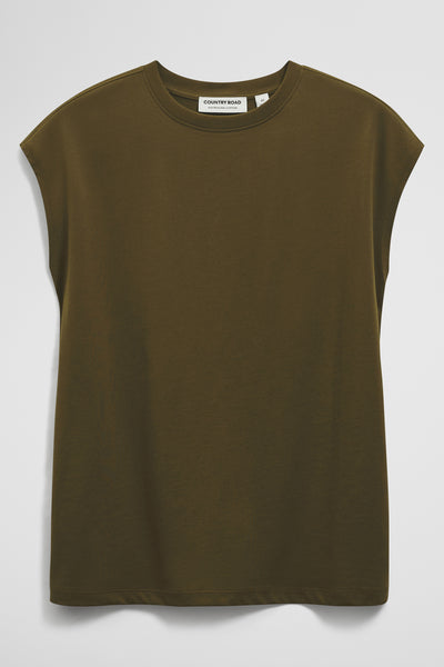 Australian Cotton Relaxed Crew Tank