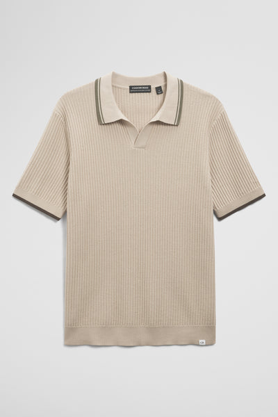 Australian Good Earth Cotton Tapered Trophy Polo