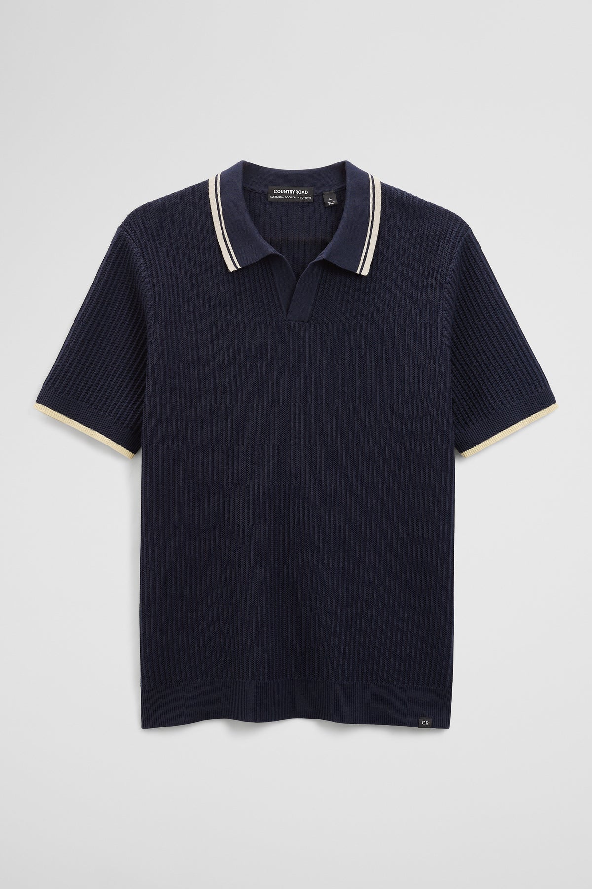 Australian Good Earth Cotton Tapered Trophy Polo